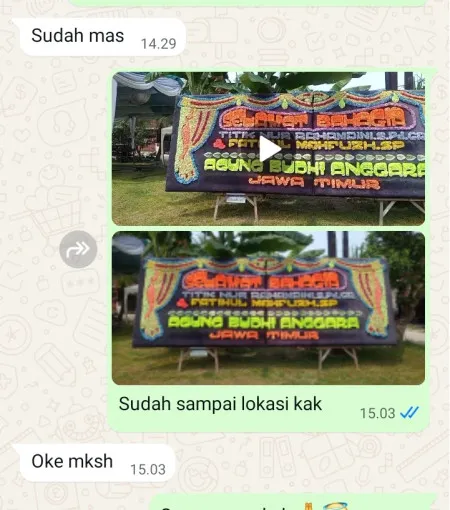 Pengiriman Papan Bunga Nusa Jaya